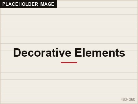 Decorative Elements